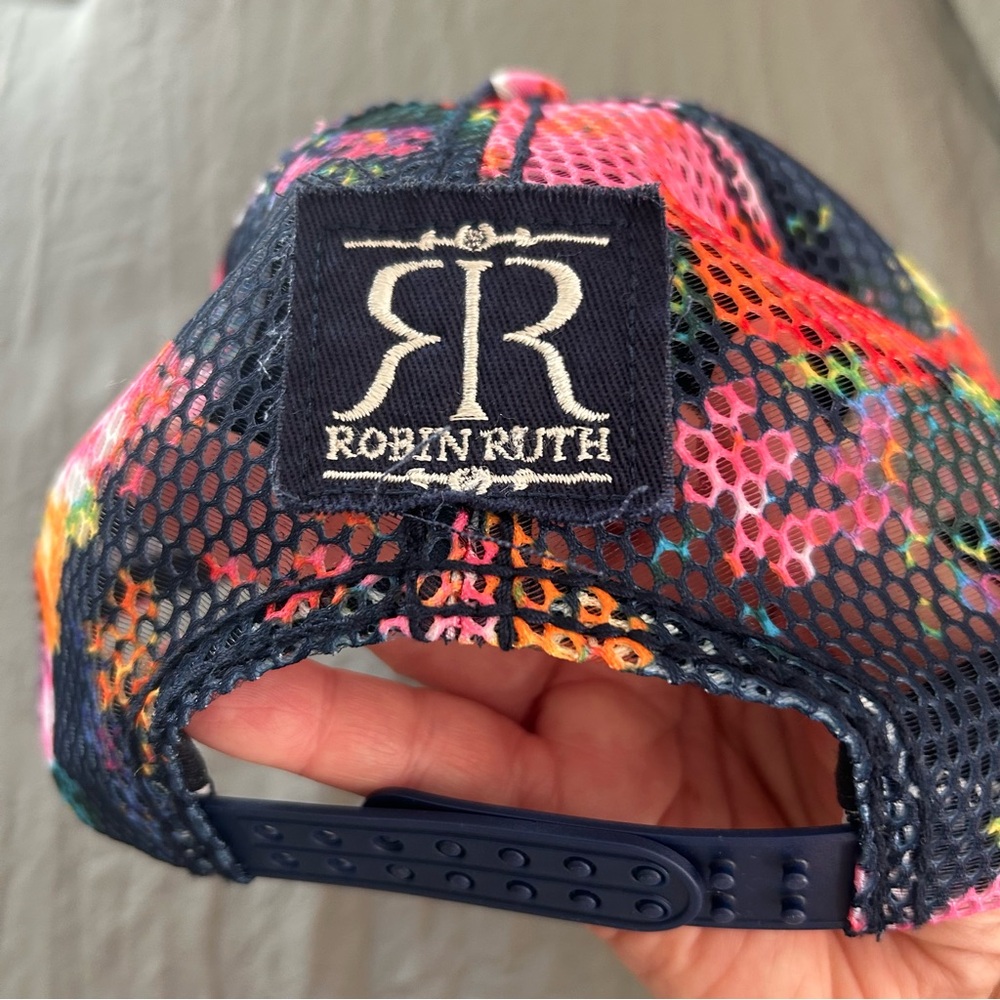 Robin Ruth Snapback Floral Hawaii Cap. OS. - Picture 3 of 7